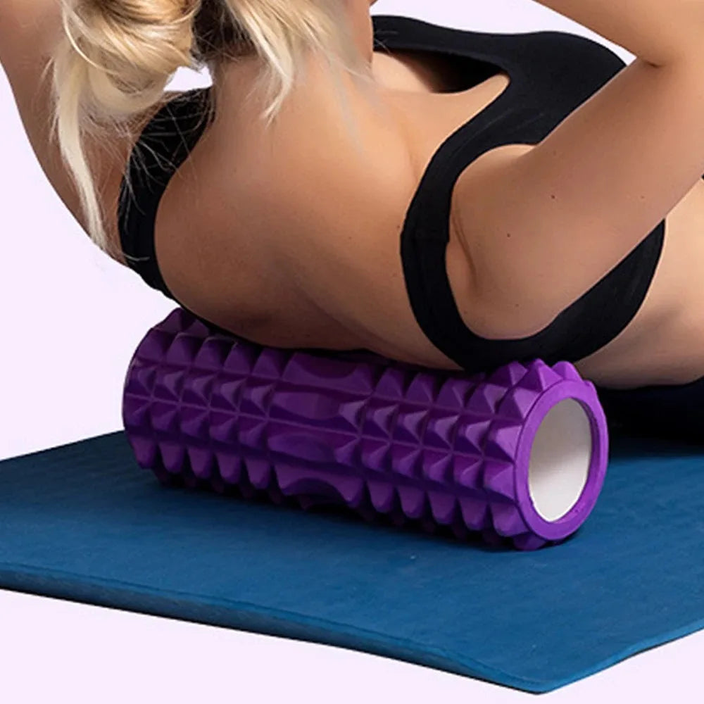 Foam Massage Roller, Hollow Yoga Column Fitness Equipment for Muscle Massage, Physiotherapy and Sports Rehabilitation, Roller