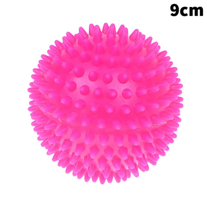 Massage Spiky Ball 7cm 9cm Training Muscle Pain Stress Massager Relaxation Acupoint Massage Myofascial Balls Yoga Ball Massage