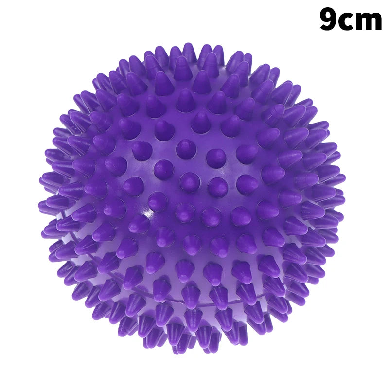 Massage Spiky Ball 7cm 9cm Training Muscle Pain Stress Massager Relaxation Acupoint Massage Myofascial Balls Yoga Ball Massage