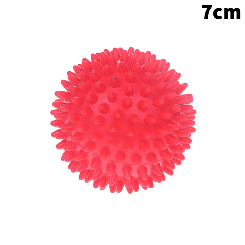 Massage Spiky Ball 7cm 9cm Training Muscle Pain Stress Massager Relaxation Acupoint Massage Myofascial Balls Yoga Ball Massage