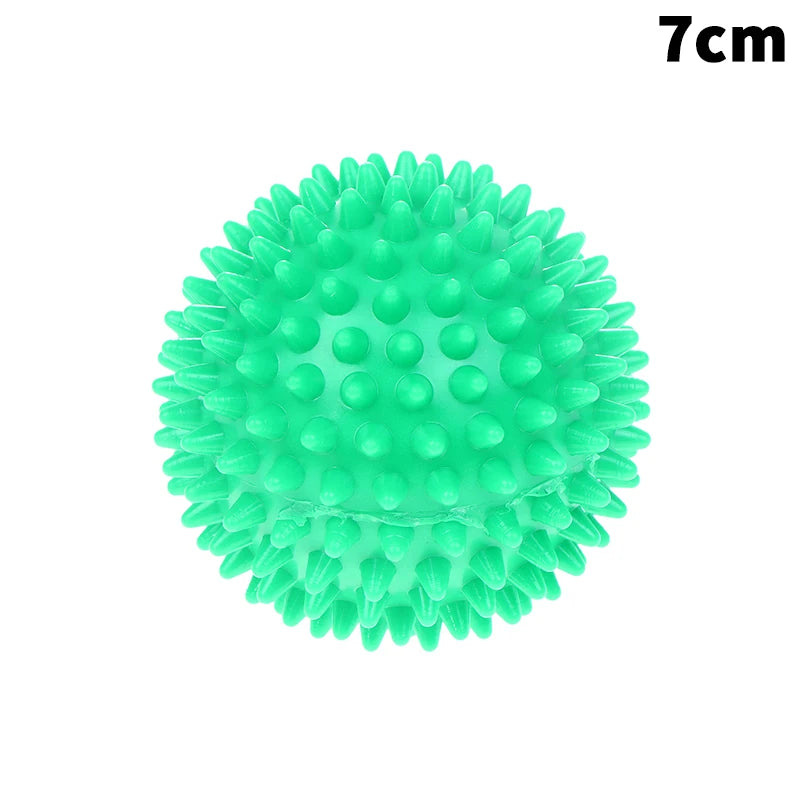 Massage Spiky Ball 7cm 9cm Training Muscle Pain Stress Massager Relaxation Acupoint Massage Myofascial Balls Yoga Ball Massage
