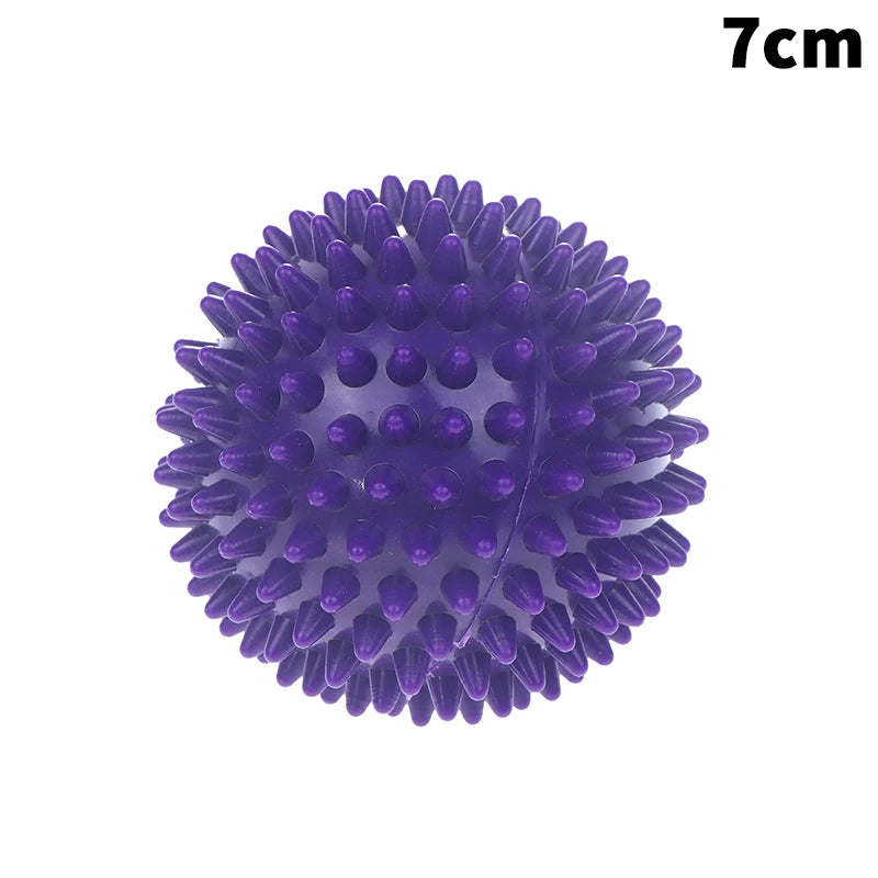 Massage Spiky Ball 7cm 9cm Training Muscle Pain Stress Massager Relaxation Acupoint Massage Myofascial Balls Yoga Ball Massage