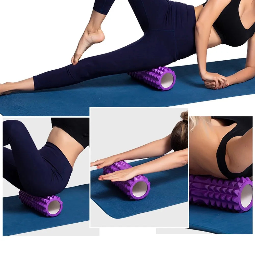 Foam Massage Roller, Hollow Yoga Column Fitness Equipment for Muscle Massage, Physiotherapy and Sports Rehabilitation, Roller